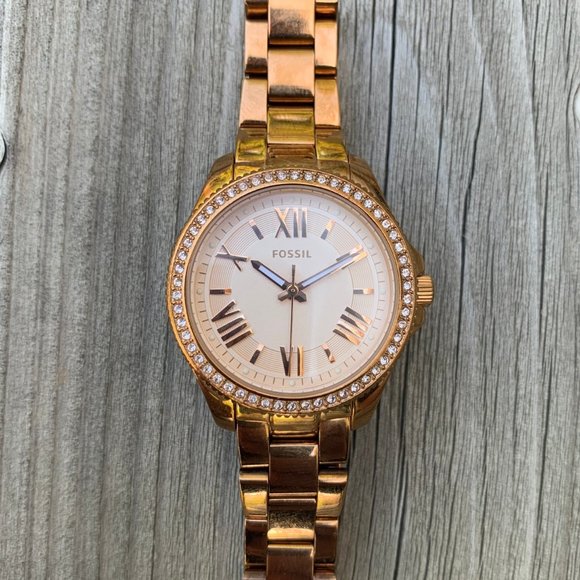 Fossil Women's AM4578 Cecile Small Rose Gold-Tone - Picture 5 of 5